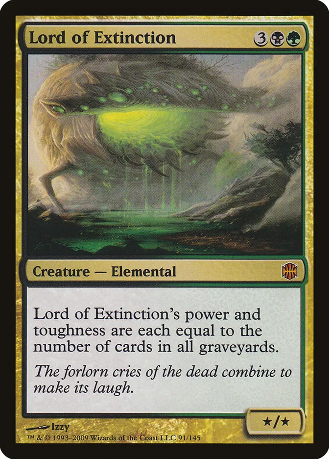 2009 Alara Reborn Lord of Extinction mythic #91 unlisted card image