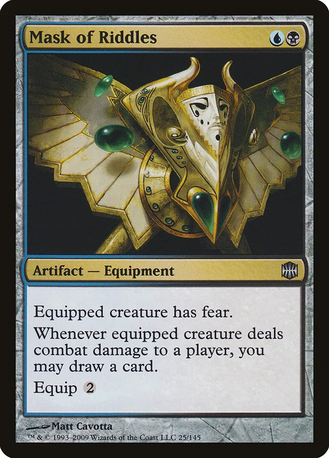 2009 Alara Reborn Mask of Riddles uncommon #25 unlisted card image