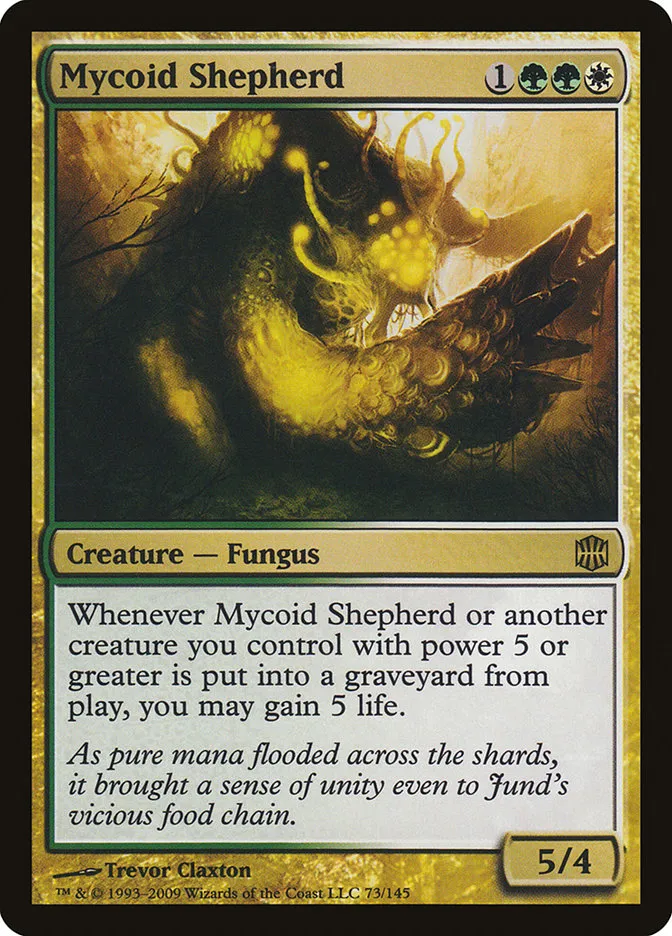 2009 Alara Reborn Mycoid Shepherd rare #73 unlisted card image