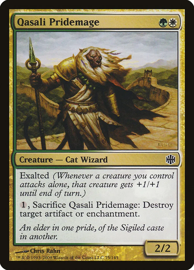 2009 Alara Reborn Qasali Pridemage common #75 unlisted card image