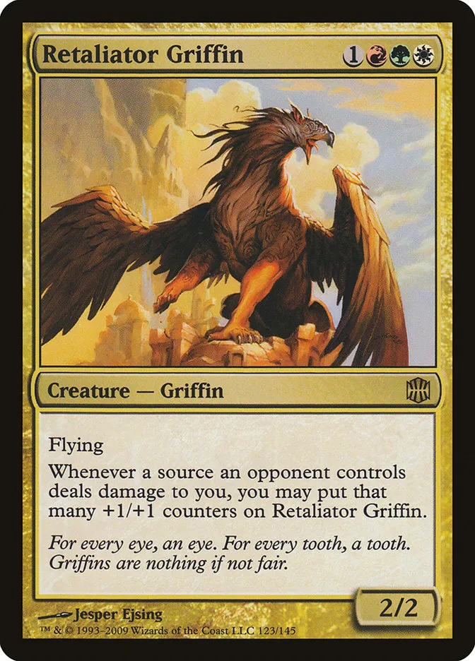 2009 Alara Reborn Retaliator Griffin rare #123 unlisted card image