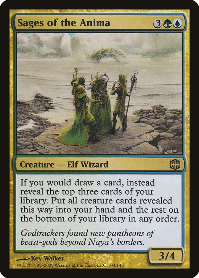 2009 Alara Reborn Sages of the Anima rare #103 unlisted card image
