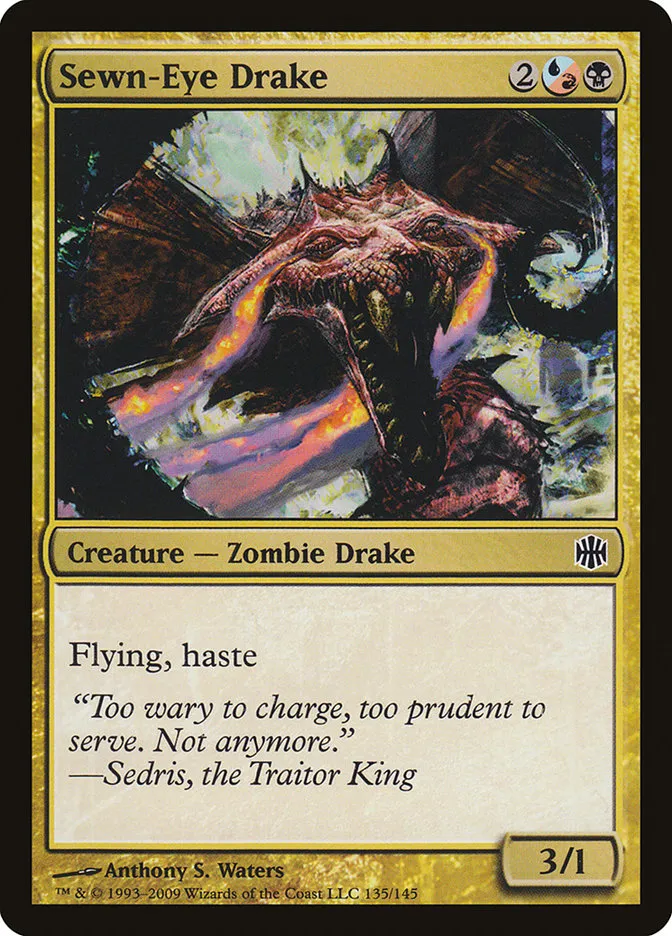 2009 Alara Reborn Sewn-Eye Drake common #135 unlisted card image