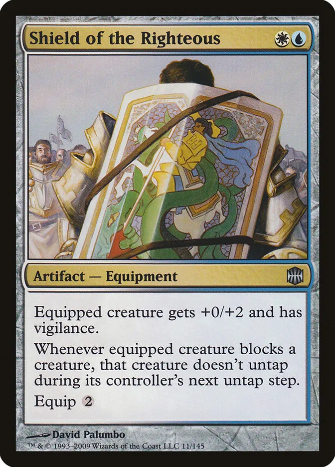 2009 Alara Reborn Shield of the Righteous uncommon #11 unlisted card image