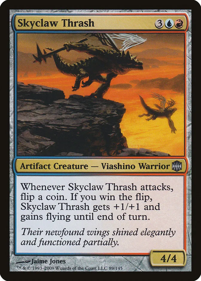 2009 Alara Reborn Skyclaw Thrash uncommon #89 unlisted card image