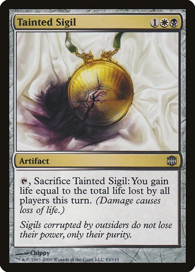 2009 Alara Reborn Tainted Sigil uncommon #83 unlisted card image