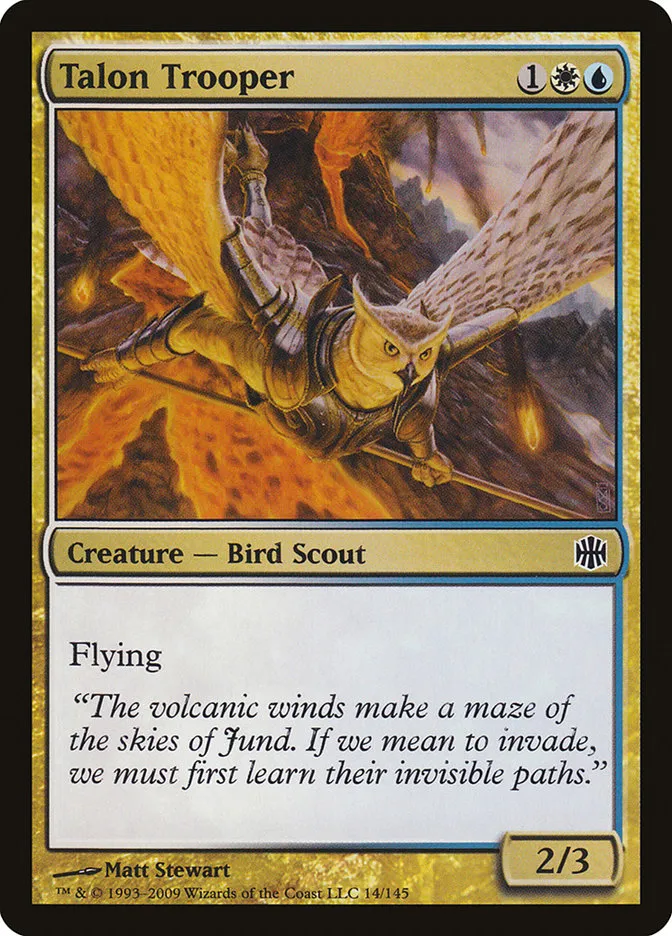2009 Alara Reborn Talon Trooper common #14 unlisted card image