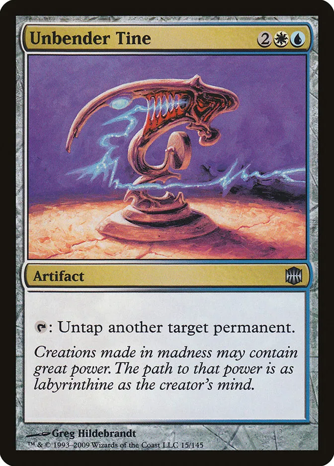 2009 Alara Reborn Unbender Tine uncommon #15 unlisted card image