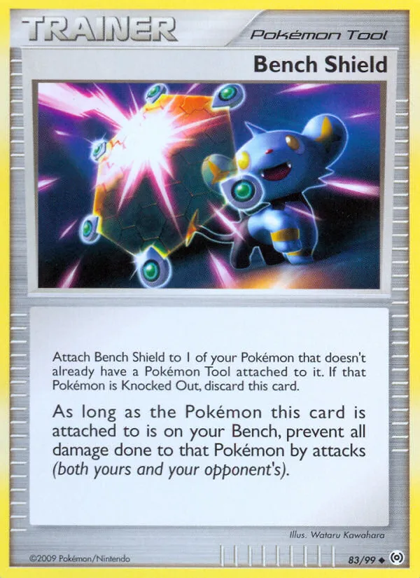 2009 Arceus Bench Shield Uncommon #83/99 Uncommon card image