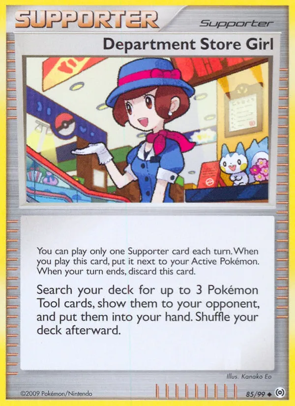 2009 Arceus Department Store Girl #85/99 Uncommon card image