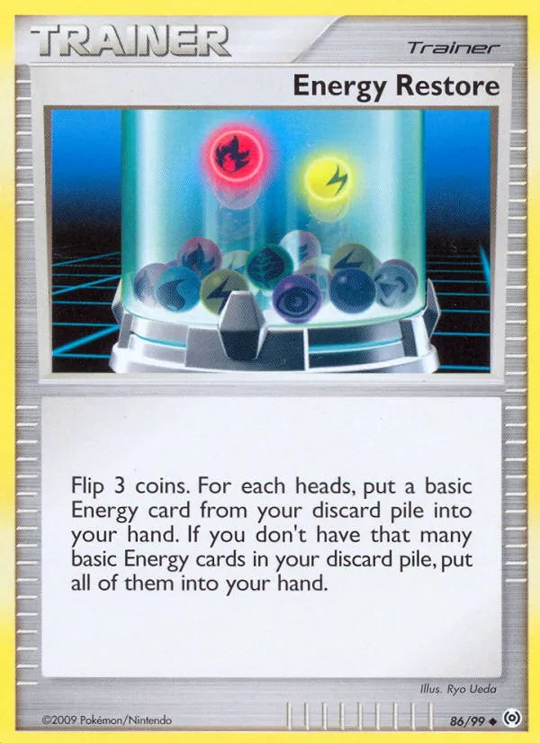 2009 Arceus Energy Restore Uncommon #86/99 Uncommon card image