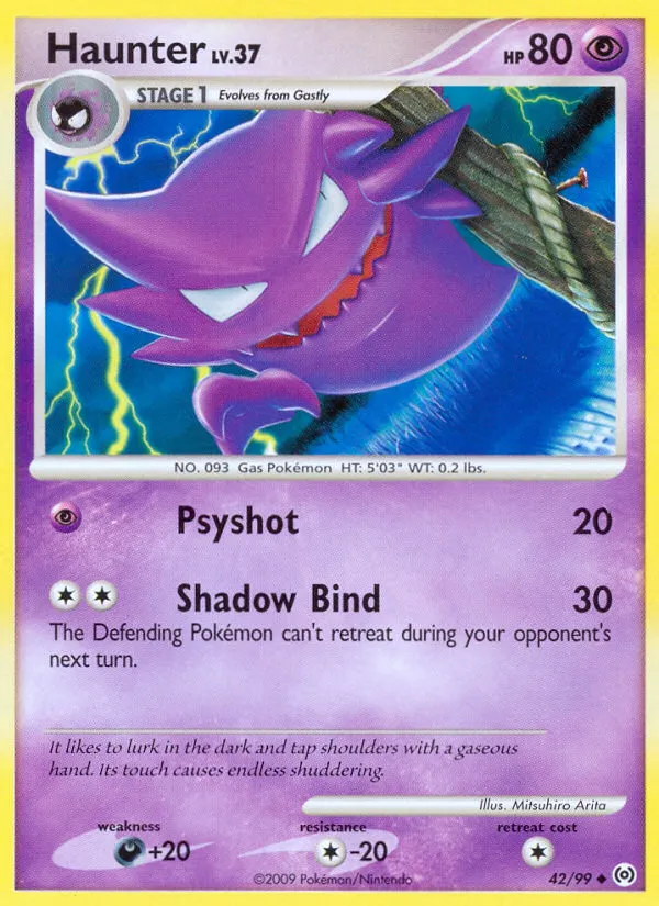 2009 Arceus Haunter Uncommon #41/99 Uncommon card image