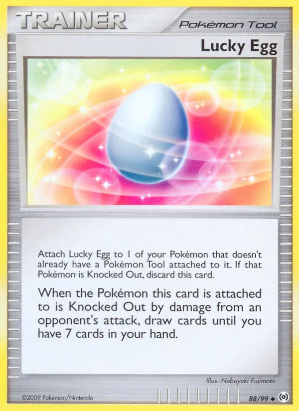 2009 Arceus Lucky Egg Uncommon #88/99 Uncommon card image