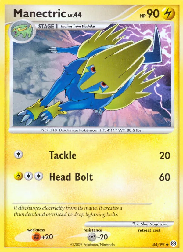2009 Arceus Manectric #44/99 Uncommon card image