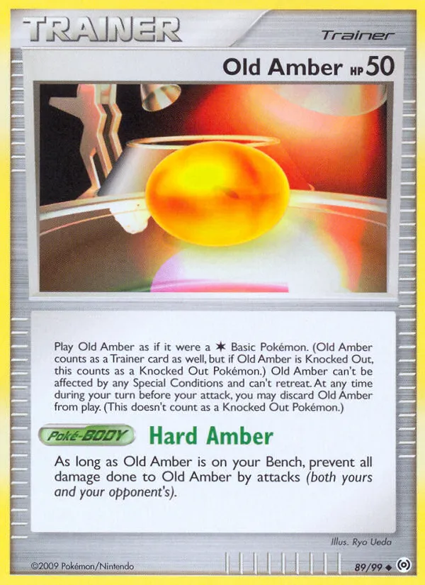 2009 Arceus Old Amber Common #89/99 Common card image