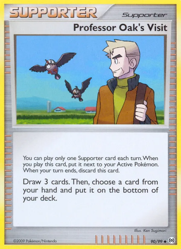 2009 Arceus Professor Oak's Visit Uncommon #90/99 Uncommon card image