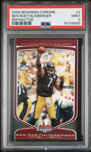 2009 Bowman Chrome Ben Roethlisberger Refractor #2 card image