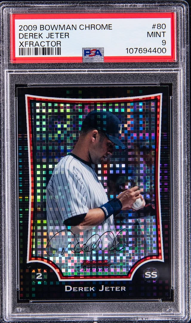 2009 Bowman Chrome Derek Jeter XFractor #80 card image