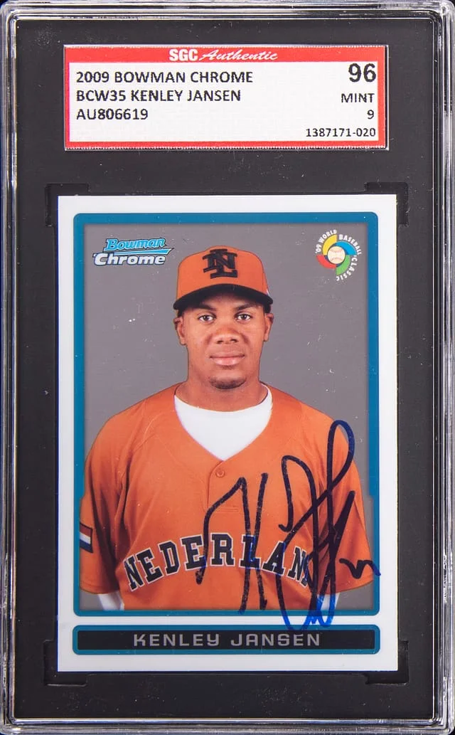 2009 Bowman Chrome Kenley Jansen #BCW35 card image