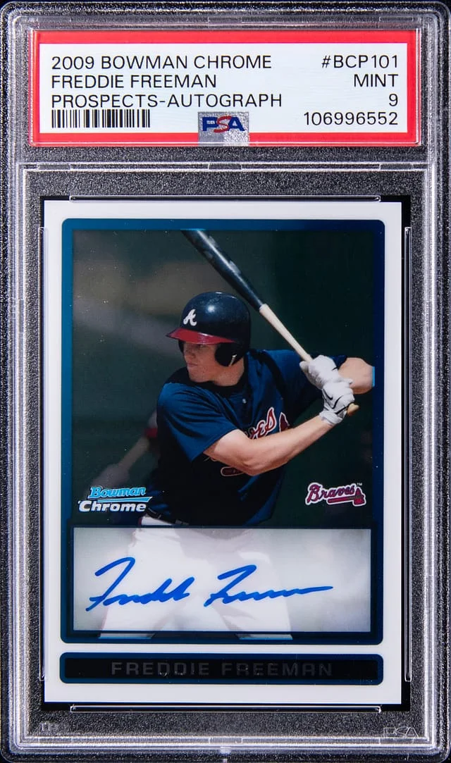 2009 Bowman Chrome Prospects Freddie Freeman Autograph #BCP101 card image