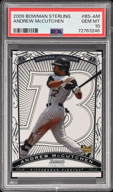 2009 Bowman Sterling Andrew McCutchen #BS-AM card image