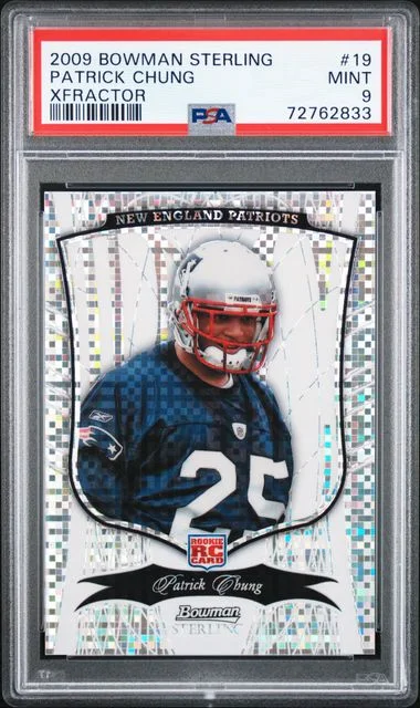 2009 Bowman Sterling Patrick Chung XFractor #19 card image