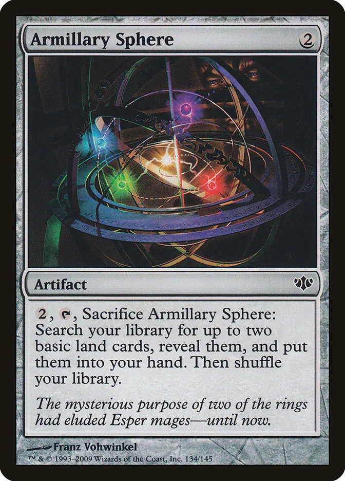 2009 Conflux Armillary Sphere common #134 unlisted card image