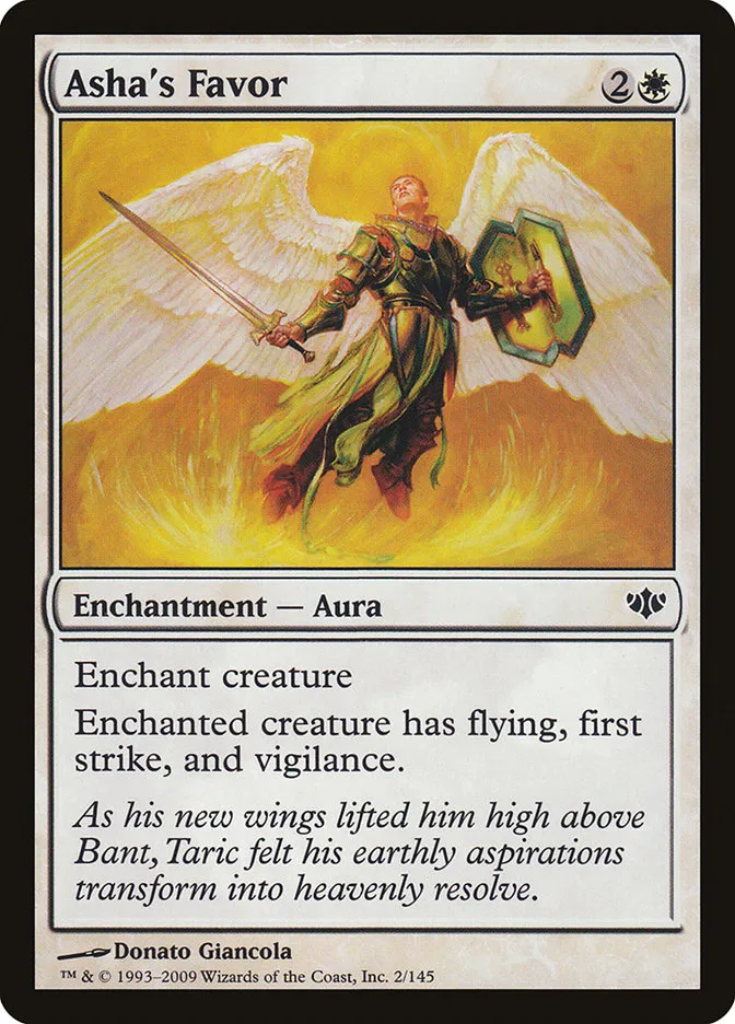 2009 Conflux Asha's Favor common #2 unlisted card image