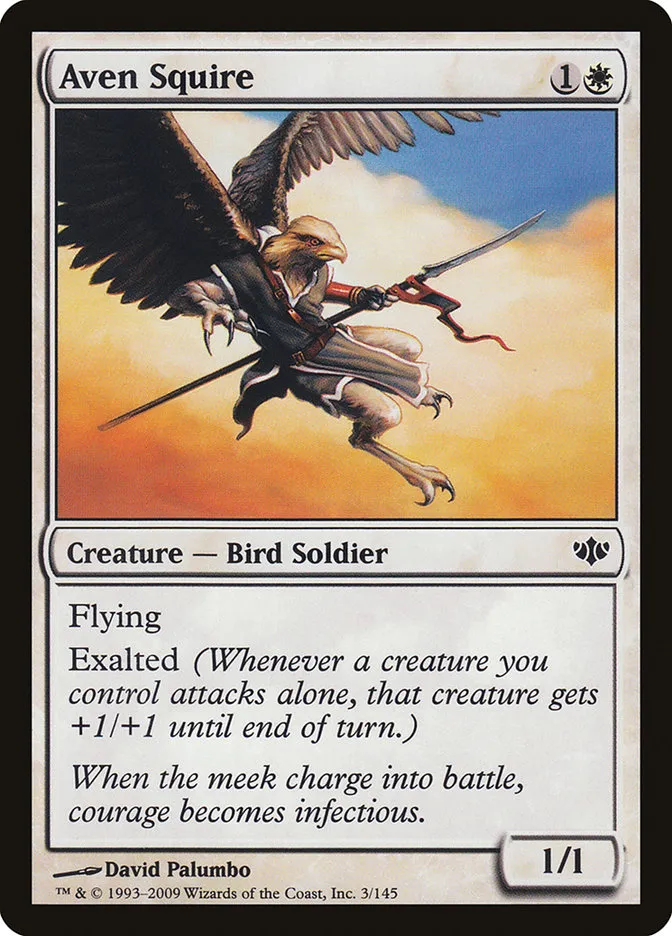 2009 Conflux Aven Squire common #3 unlisted card image