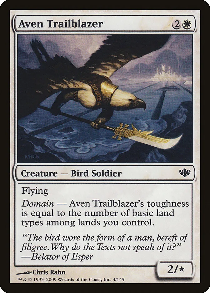 2009 Conflux Aven Trailblazer common #4 unlisted card image