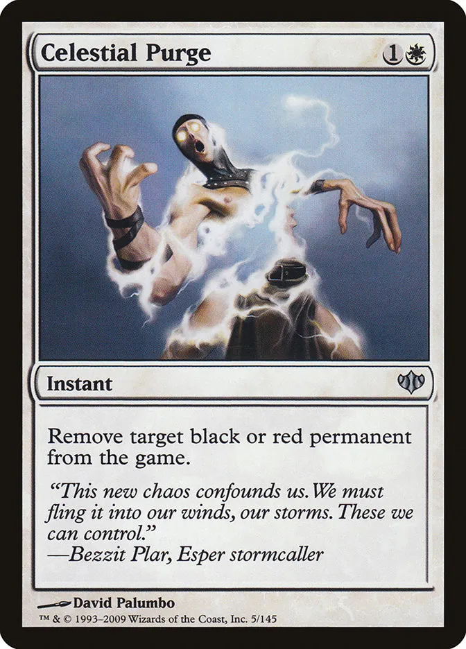 2009 Conflux Celestial Purge uncommon #5 unlisted card image