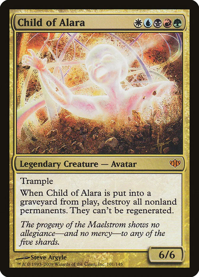 2009 Conflux Child of Alara mythic #101 unlisted card image