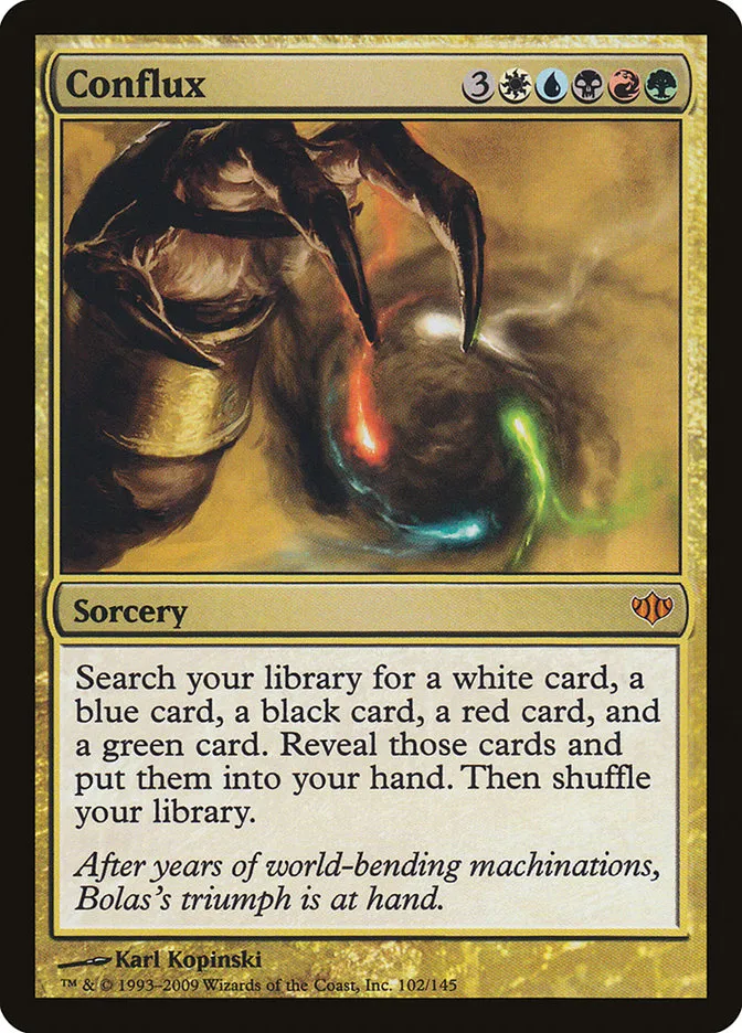 2009 Conflux Conflux mythic #102 unlisted card image