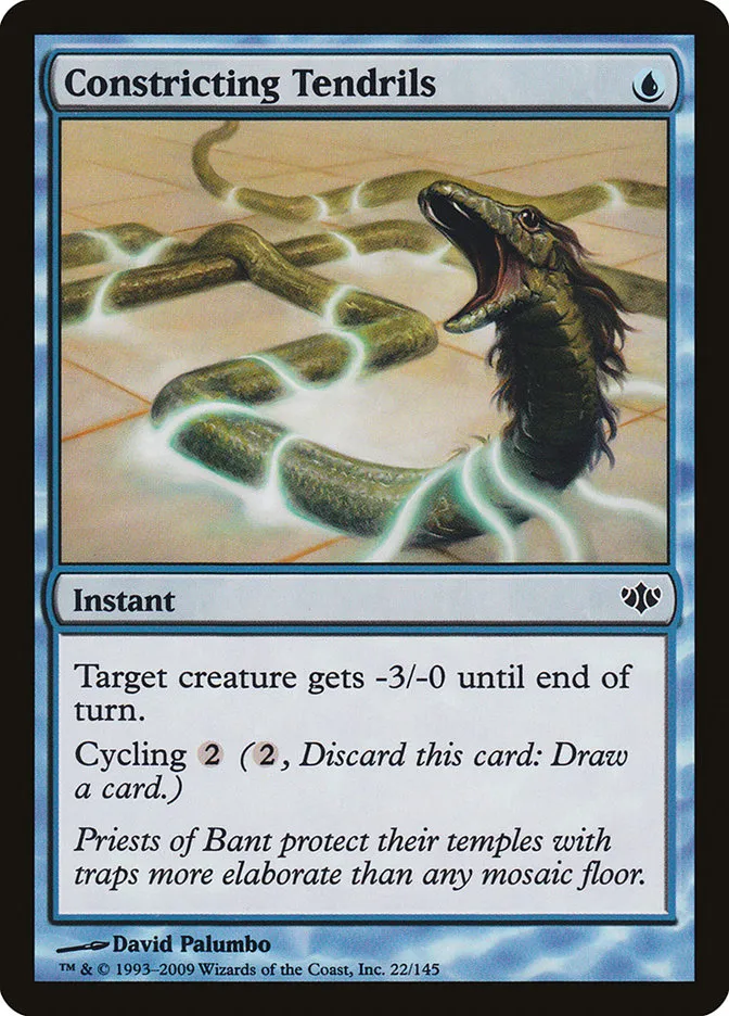 2009 Conflux Constricting Tendrils common #22 unlisted card image