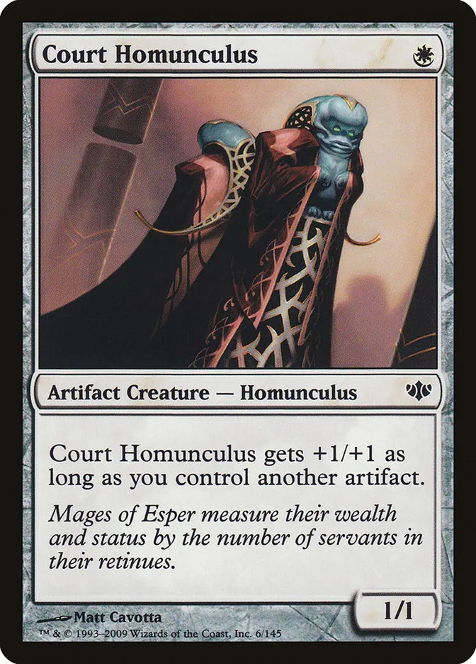 2009 Conflux Court Homunculus common #6 unlisted card image