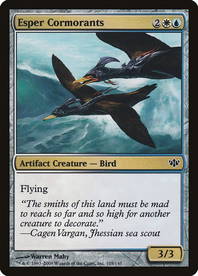 2009 Conflux Esper Cormorants common #105 unlisted card image