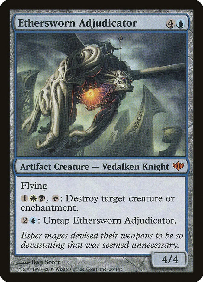 2009 Conflux Ethersworn Adjudicator mythic #26 unlisted card image