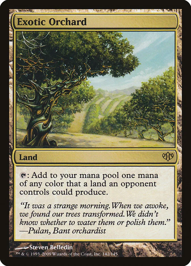 2009 Conflux Exotic Orchard rare #142 unlisted card image