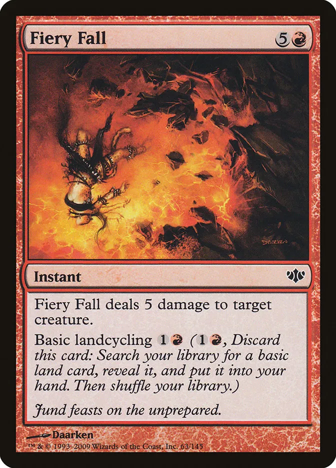 2009 Conflux Fiery Fall common #63 unlisted card image