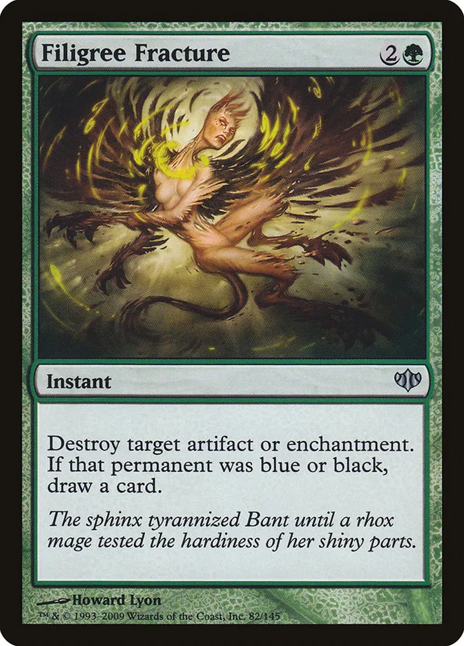 2009 Conflux Filigree Fracture uncommon #82 unlisted card image