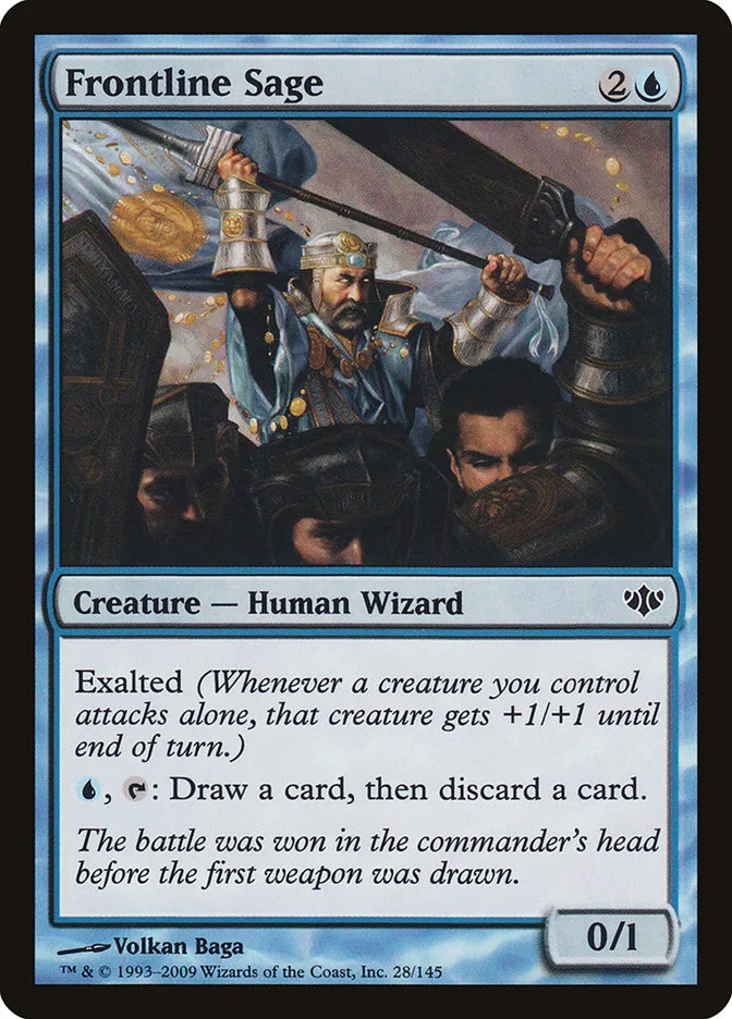 2009 Conflux Frontline Sage common #28 unlisted card image