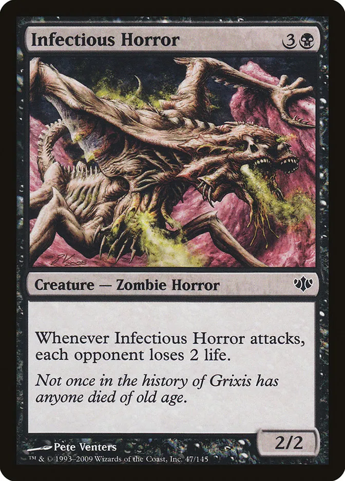 2009 Conflux Infectious Horror common #47 unlisted card image