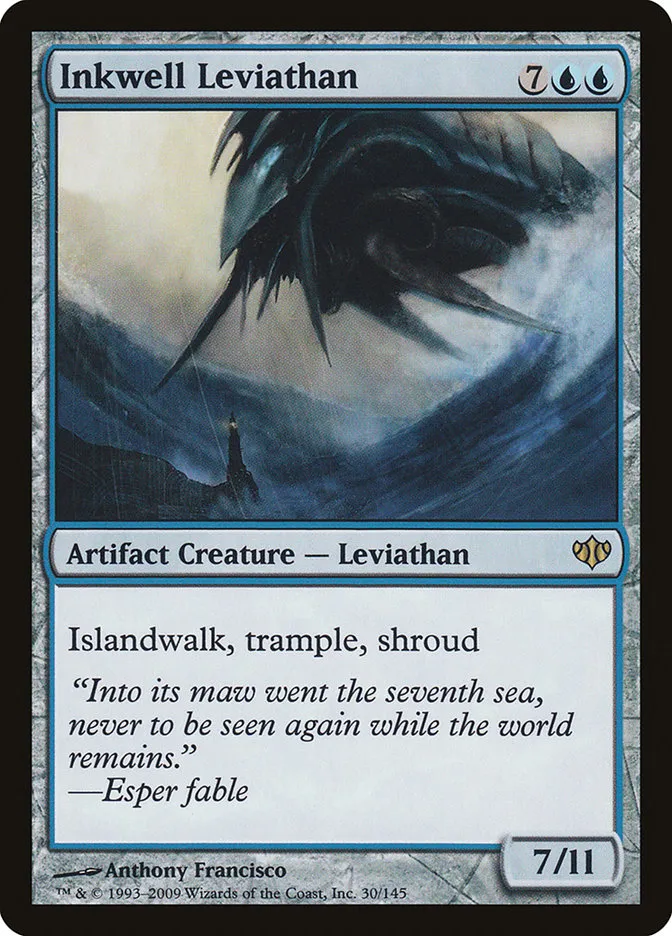 2009 Conflux Inkwell Leviathan rare #30 unlisted card image