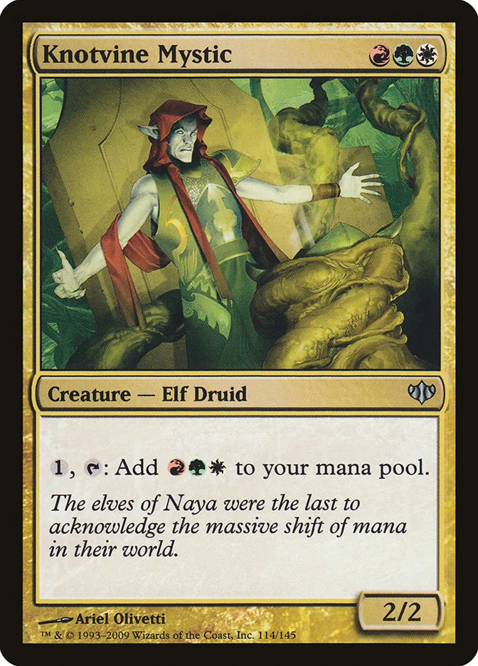 2009 Conflux Knotvine Mystic uncommon #114 unlisted card image