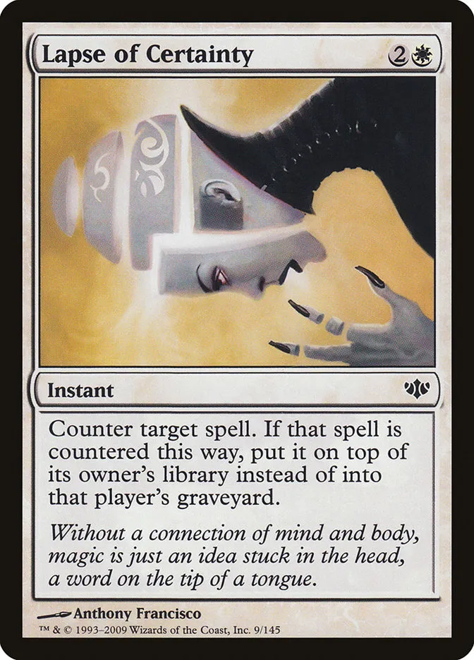 2009 Conflux Lapse of Certainty common #9 unlisted card image