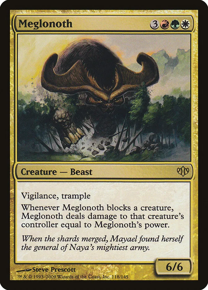 2009 Conflux Meglonoth rare #118 unlisted card image