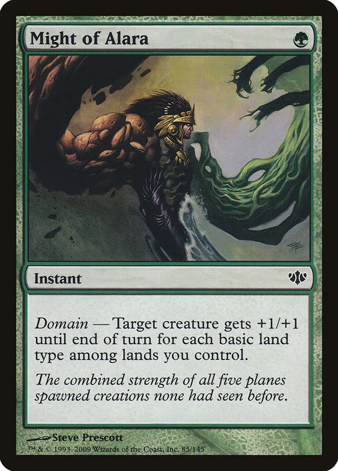 2009 Conflux Might of Alara common #85 unlisted card image