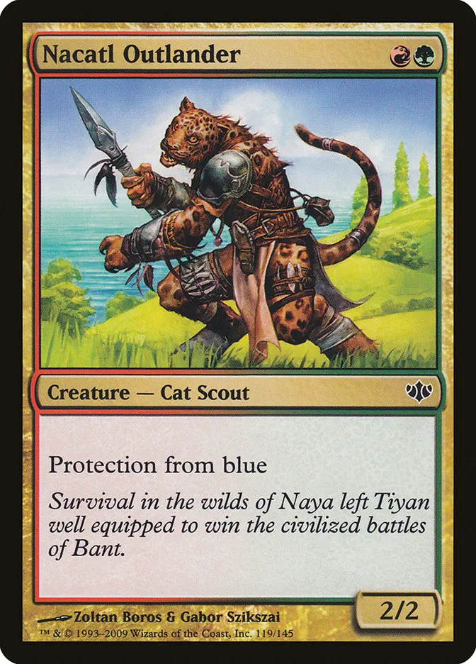 2009 Conflux Nacatl Outlander common #119 unlisted card image
