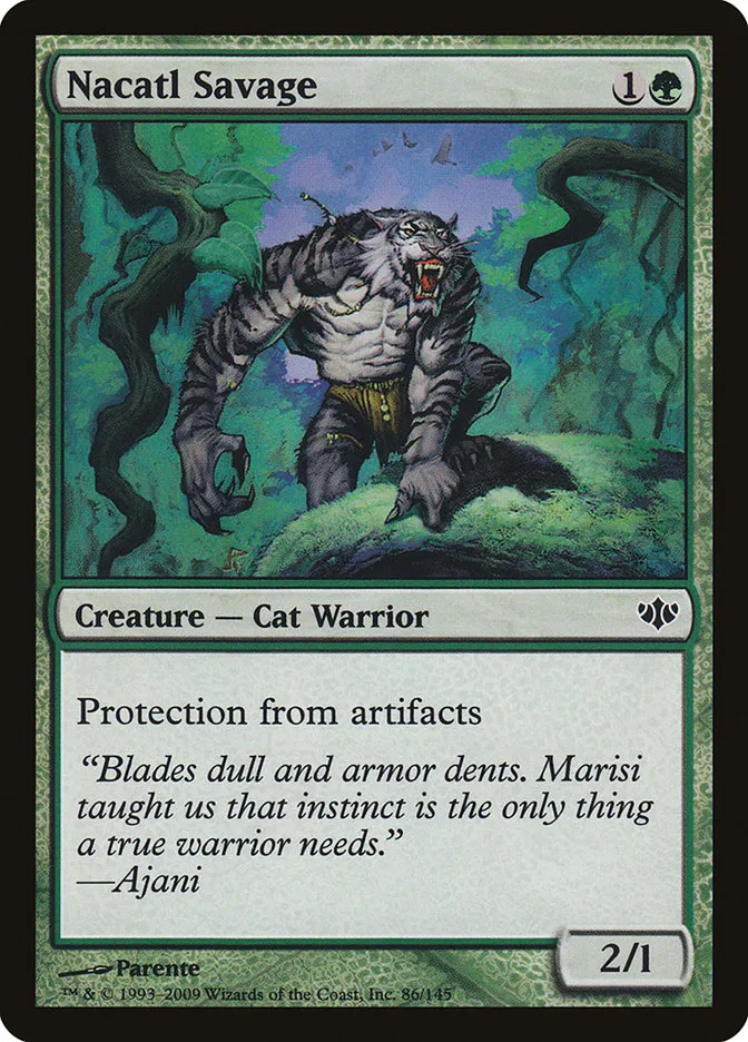 2009 Conflux Nacatl Savage common #86 unlisted card image
