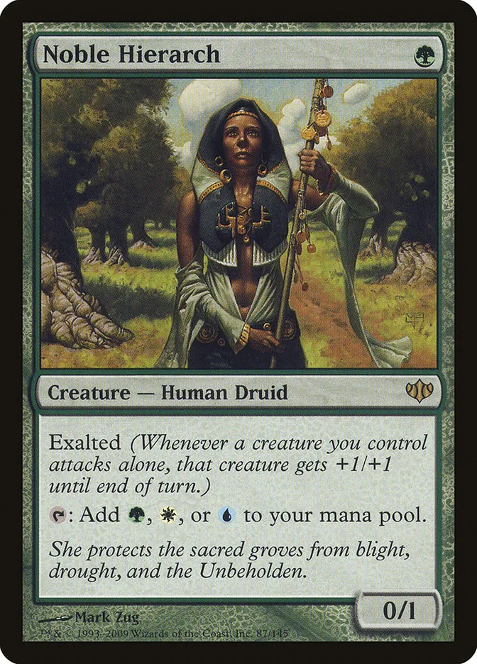 2009 Conflux Noble Hierarch rare #87 unlisted card image
